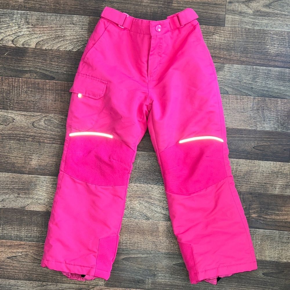 Swiss Tech Kids Bright Pink Snow Pants